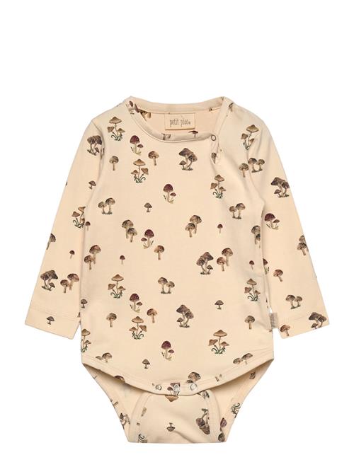 Body L/S Printed Petit Piao Beige