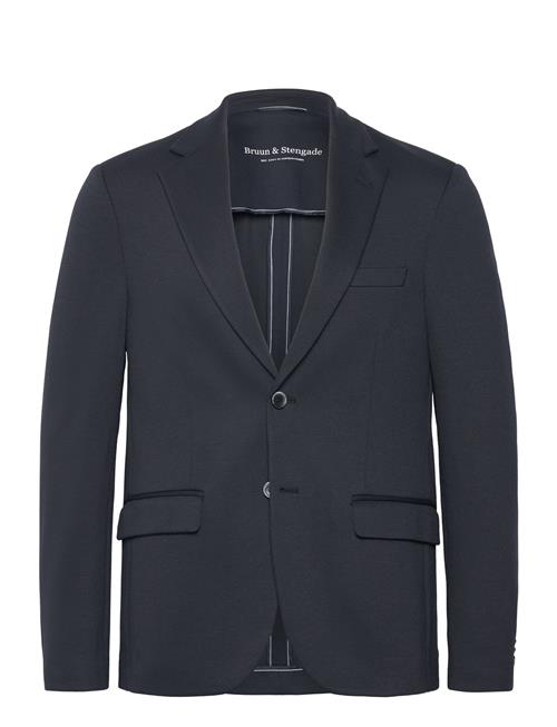 Bs Riviere Classic Fit Blazer Bruun & Stengade Navy
