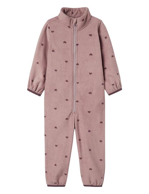 Nmnspektra Fleece Suit Aop Fo Name It Pink