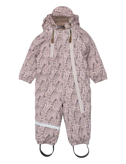 Pu Snow Suit 2 Zip - Aop Mikk-line Purple