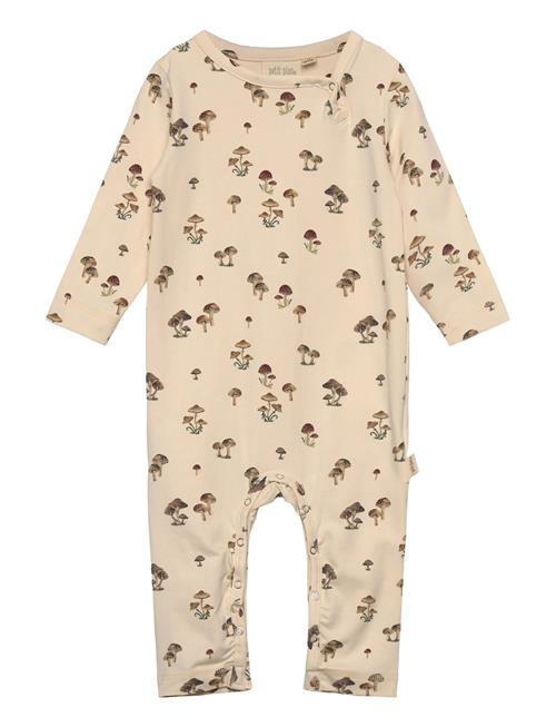 Jumpsuit L/S Printed Petit Piao Cream