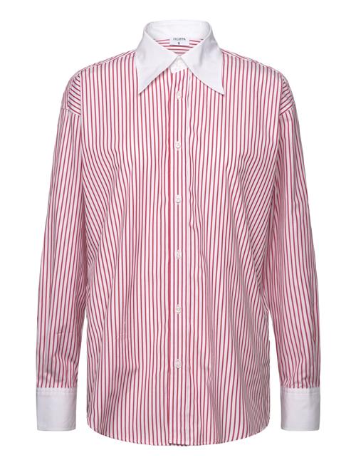 Striped Cotton Shirt Filippa K Red