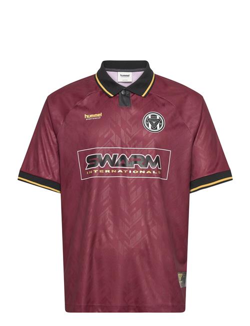 Hmlloose Bay Soccer Jersey S/S Hummel Burgundy