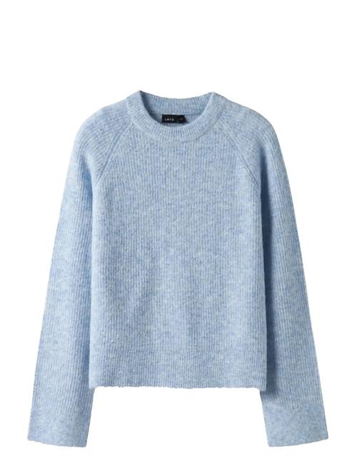 Nlfkleave Ls Short Knit Noos LMTD Blue