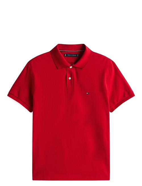 Mb Contrast Collar Cuff Reg Polo Tommy Hilfiger Red