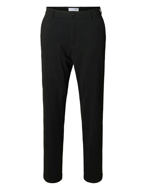 Slh172-Slim Tape Lorent Flex Pants Noos Selected Black