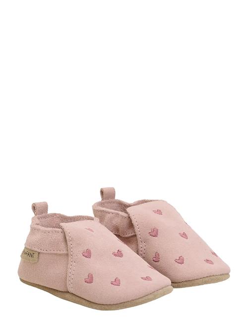 Slippers Suede Emb. En Fant Pink