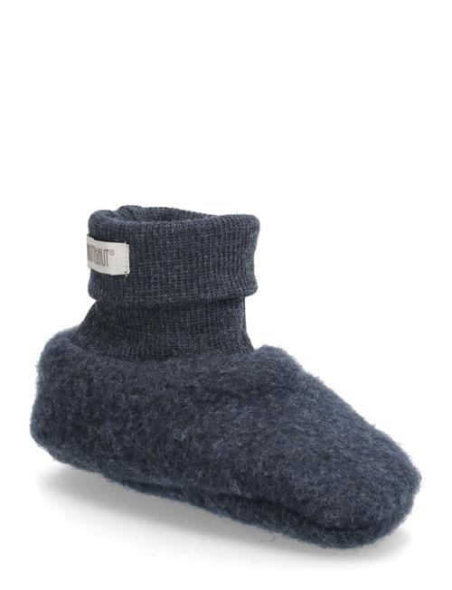 Footies Wool Fleece 2-Layer Huttelihut Navy