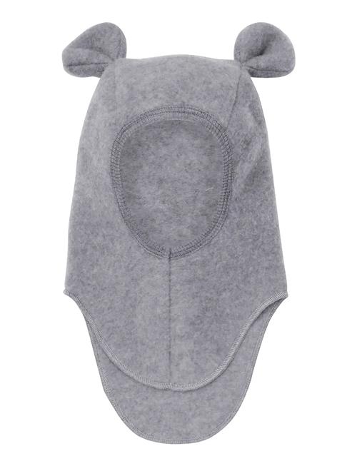Balaclava Ears Wool Fleece Huttelihut Grey