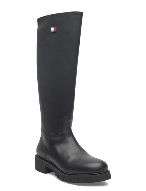 Tjw Stretchy Long Shaft Boot Tommy Hilfiger Black