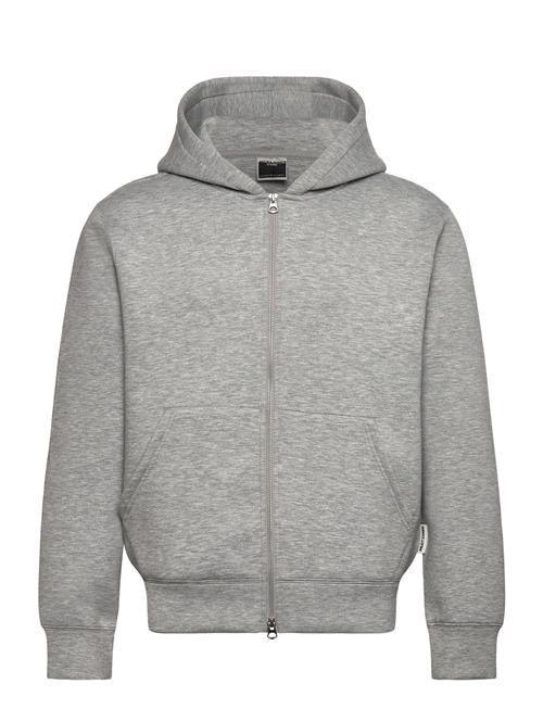 Jack & Jones Jcocover Scuba Sweat Zip Hood Sn Jack & J S Grey