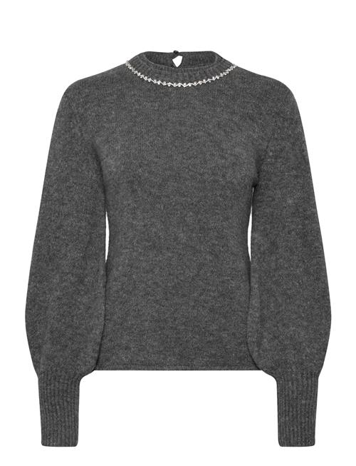 Cmibra-Pullover Is A Knitted Pullover In A Premium Material With A Regular Fit, Copenhagen Muse Grey