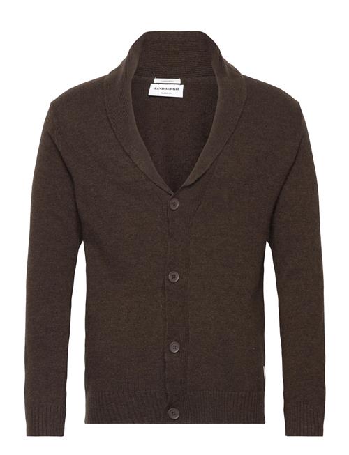 Lambswool Shawlcollar Cardigan Lindbergh Brown