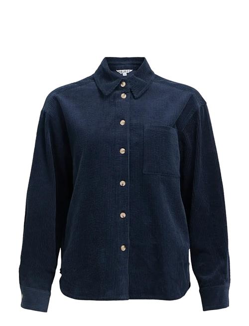 Objgala L/S Lo Shirt Noos Object Navy