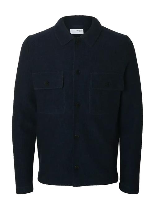 Slhnealy Ls Knit Workwear Cardigan Noos Selected Navy