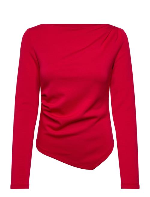 Vmmille Ls Boatneck Short Top Jrs Noos Vero Moda Red