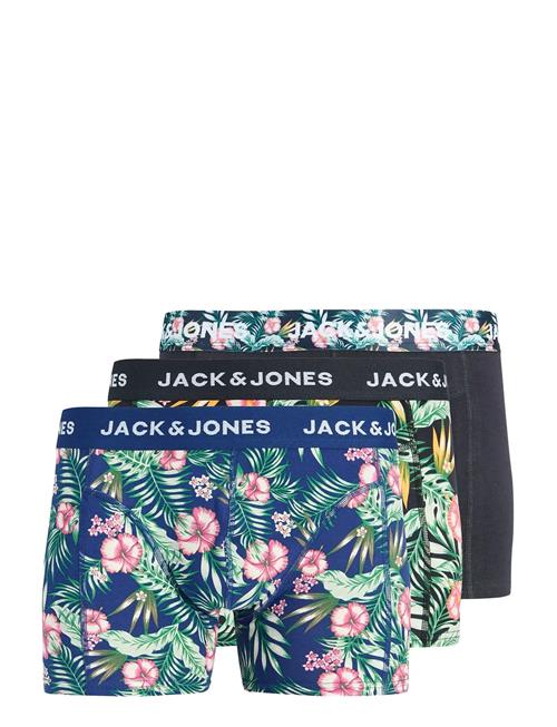 Jack & Jones Jacsean Flower Trunks 3 Pack Styd Jack & J S Navy