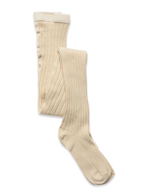 Cotton Rib Baby Socks Mp Denmark Beige