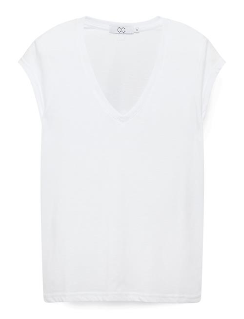 Cc Heart Basic V-Neck T-Shirt Coster Copenhagen White