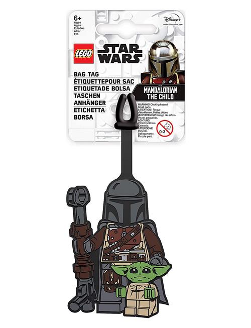Lego Star Wars, Bag Tag, The Mandalorian Med Barnet Euromic Black