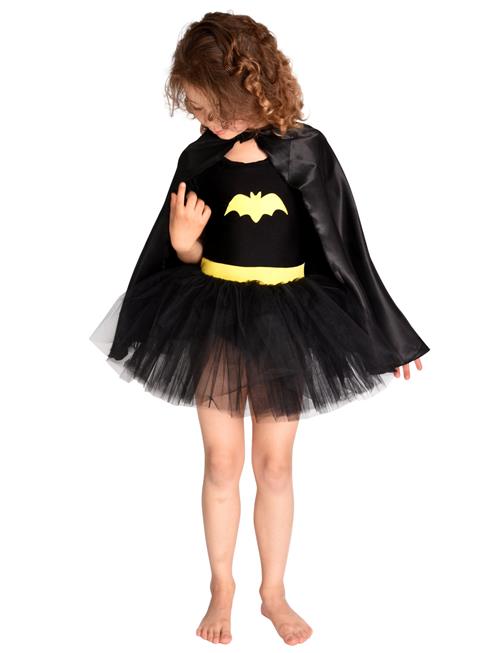 Bat Tutu Dress W Cape Den Goda Fen Black