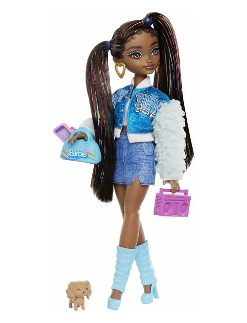 Dream Besties “Brooklyn” Fashion Doll With 8 Video & Music Themed Accessories Barbie Patterned