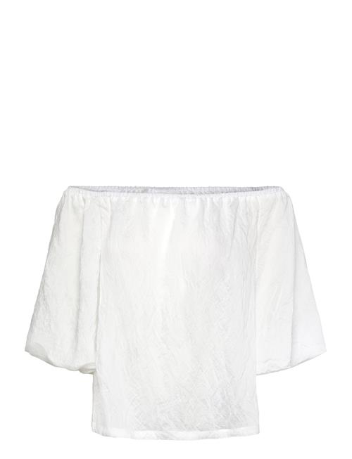 Off-Shoulder Blouse FREE/QUENT White