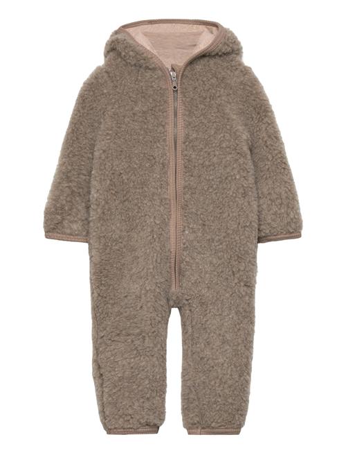 Pram Suit Wool Teddy W. Lin. Huttelihut Beige