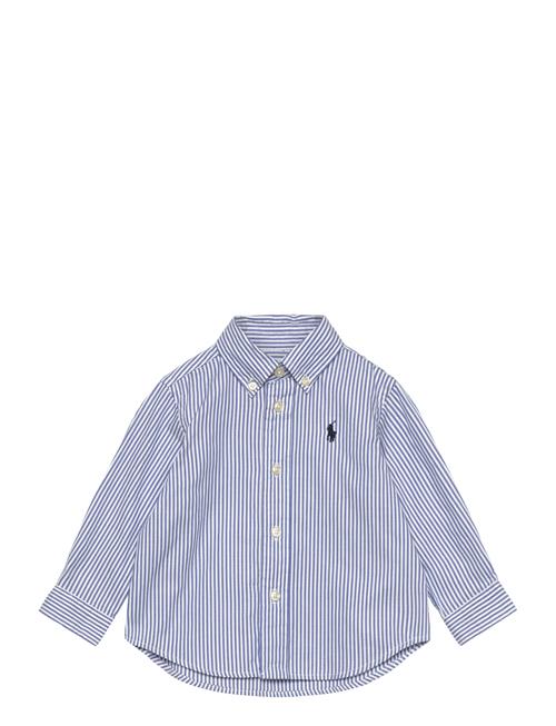 Striped Cotton Oxford Shirt Ralph Lauren Baby Blue