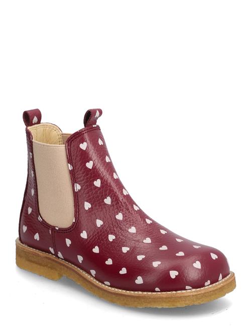 Booties - Flat - With Elastic ANGULUS Burgundy