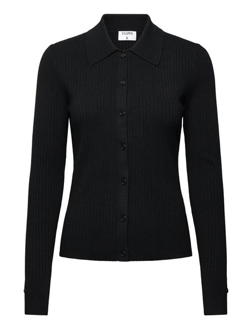 Ribbed Knit Shirt Filippa K Black