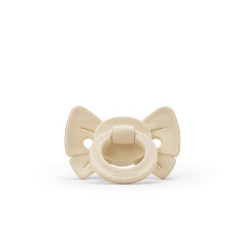 Elodie Binky Bow Sutter I Silikone 3M+ Oat White  Oat White-One Size  Beige  One Size  unisex