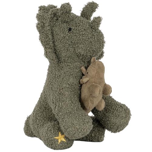 Konges Sløjd Triceratops Dinosaurus Med Musik Boks Laurel Oak One Size      unisex