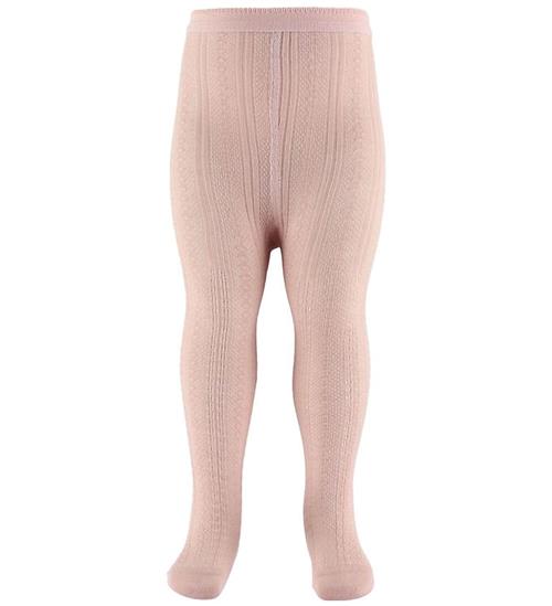 MP Strømpebukser - Sofia - Pudderosa m. Hulmønster