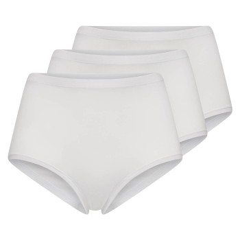 Decoy Trusser 3P Bamboo Maxi Hvid X-Small Dame