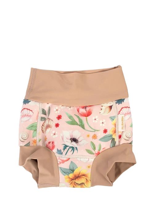 Lucca – Blebadebukser 1-2 År – Ocean Blossom Filibabba Pink