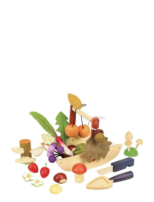 Wild Wood Foraging Basket Tender Leaf Patterned