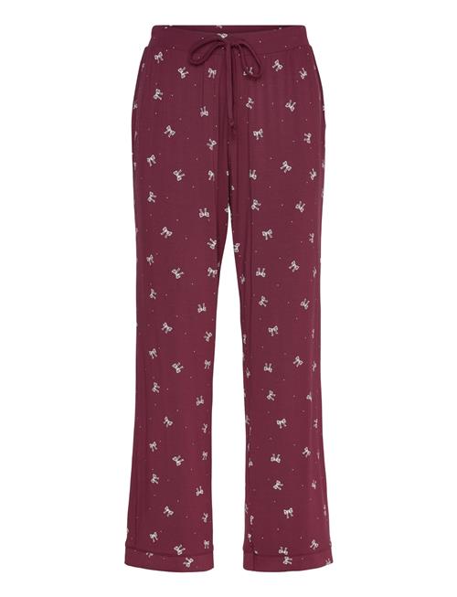Essential Jersey Pants Hunkemöller Burgundy
