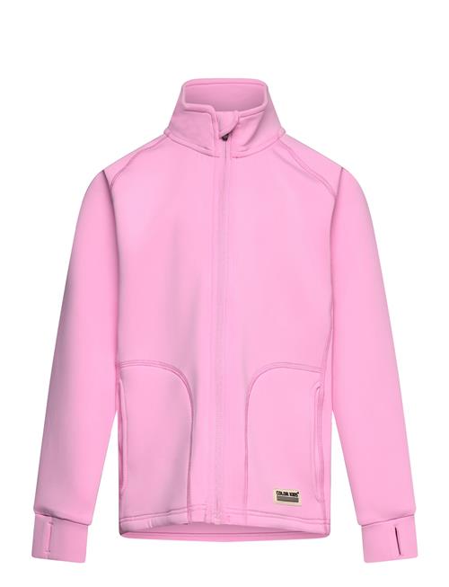 Fleece Jacket - Brushed Inside Color Kids Pink