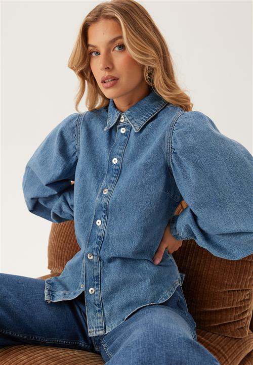 Pieces Pcritt Ls Denim Shirt