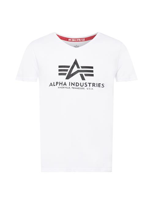 ALPHA INDUSTRIES Bluser & t-shirts  sort / hvid