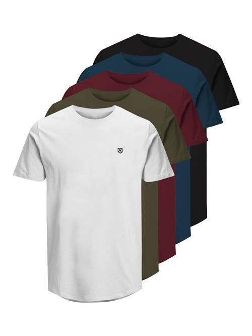 Jack & Jones Premium Bluser & t-shirts 'JPRBLABrody'  navy / khaki / vinrød / sort / hvid