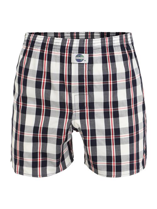 D.E.A.L International Boksershorts  rød / sort / hvid