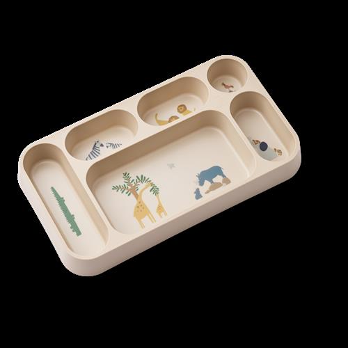 Liewood Mosu Skilleplade All Together / Sandy  All Together / Sandy -One Size  Beige  One Size 6 months + unisex