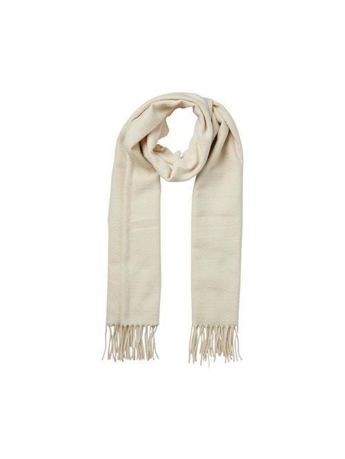 PIECES Sjal 'PCCella'  uldhvid