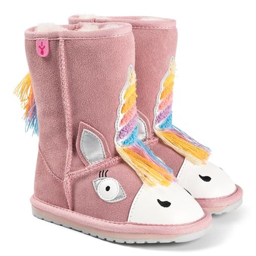 Emu Australia Magic Unicorn Støvler Pale Pink  Pale Pink  32 EU  Lyserød  32 EU  kvinde
