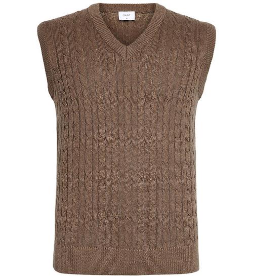 Grunt Vest - Strik - GrMoro - Nature Melange