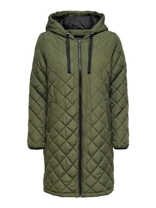 Only Tall Overgangsfrakke 'ONLSANNE'  oliven