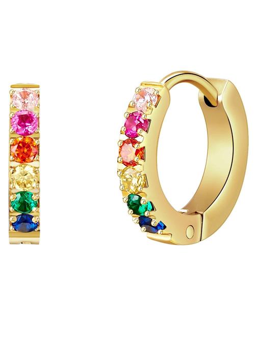 Eastside Øreringe  guld / blandingsfarvet