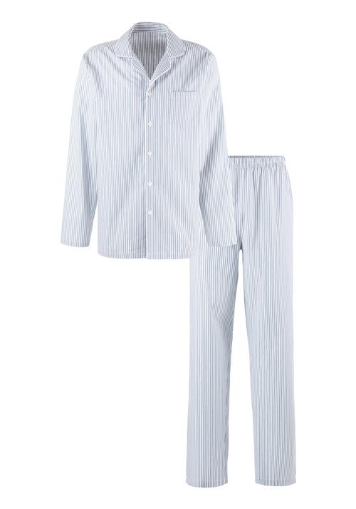 s.Oliver Pyjamasbukser  røgblå / hvid